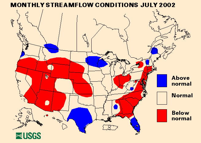 National Water Conditions Map - 2002