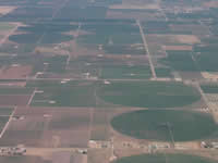  [Photo: Aerial view of center pivot irrigation in southwestern Kansas. ] 
