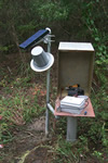  [Photo: Real-time data collection platform (DCP) installation in North Carolina ] 