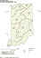 Figure 1. Flood-frequency region map for Indiana.