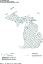 Figure 2. The 100-year 24-hour rainfall in Michigan.