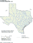 Figure 2. Mean annual precipitation in Texas. 