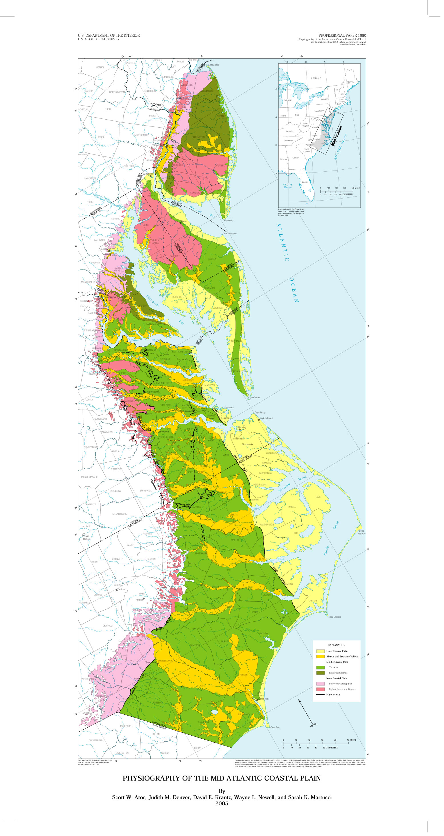 Physiography for the Mid-Atlantic Coastal Plain - CKAN