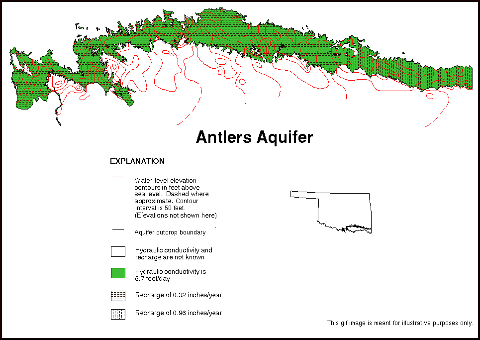 A browse image of the four aquifer data sets. A browse image of the four aquifer data sets.