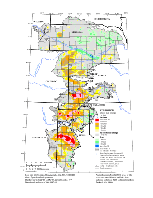 Ogallala Aquifer wells run dry, fertile plains turn to dust, mostly due ...