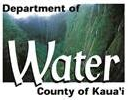 logo for Department of Water, County of Kauai
