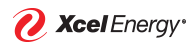 logo for XCEL Energy, St. Anthony Falls