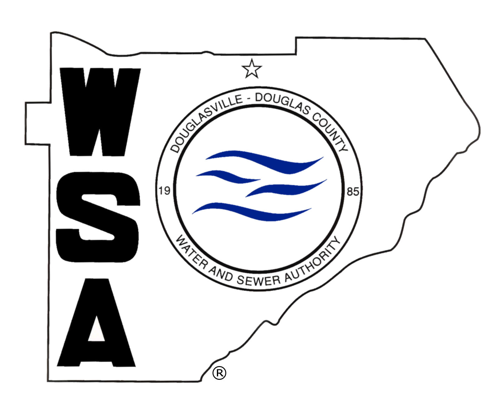 logo for Douglasville-Douglas County Water and Sewer Authority 