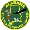 logo for Alabama Department of Conservation & Natural Resources - Wildlife and Freshwater Fisheries Division