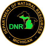 logo for Michigan Department of Natural Resources - Parks and Recreation Division