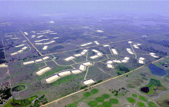 Rapid-infiltration basins in Orlando, Florida, used to quickly replenish groundwater.