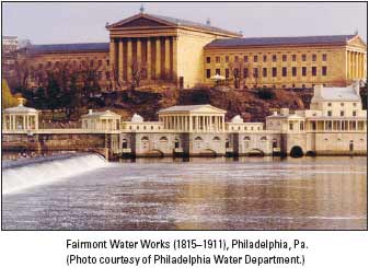 Farimont Water Works, Philadelphia, Pennsylvania, USA. 