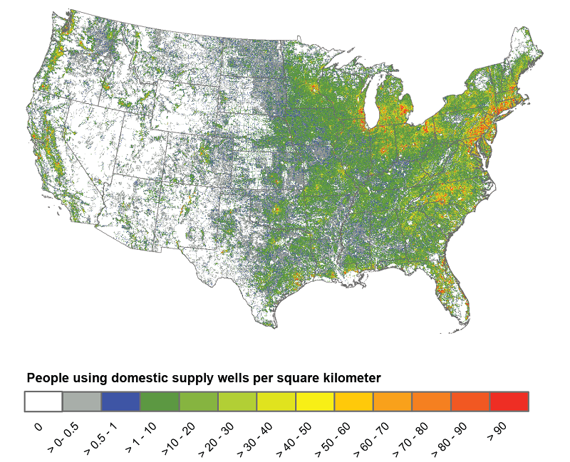 USGS NAWQA: Private Well Use Across the Nation