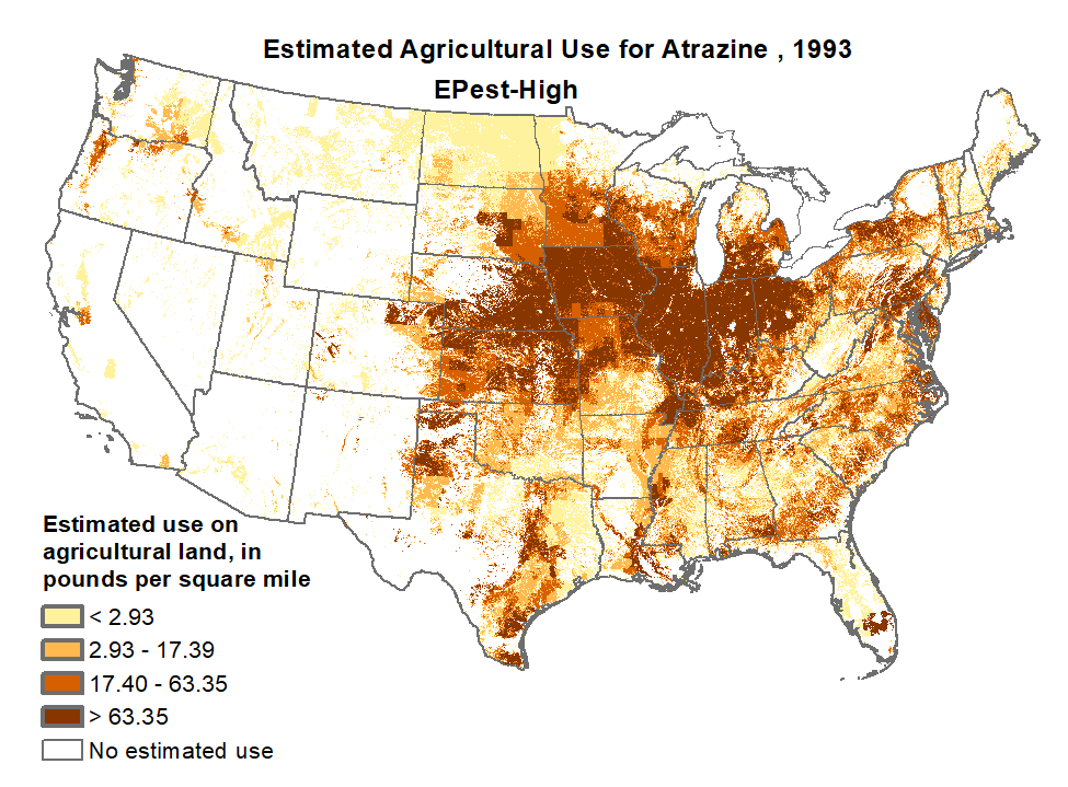 pesticide use map