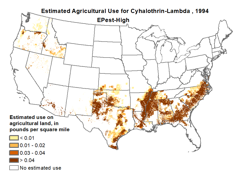 pesticide use map