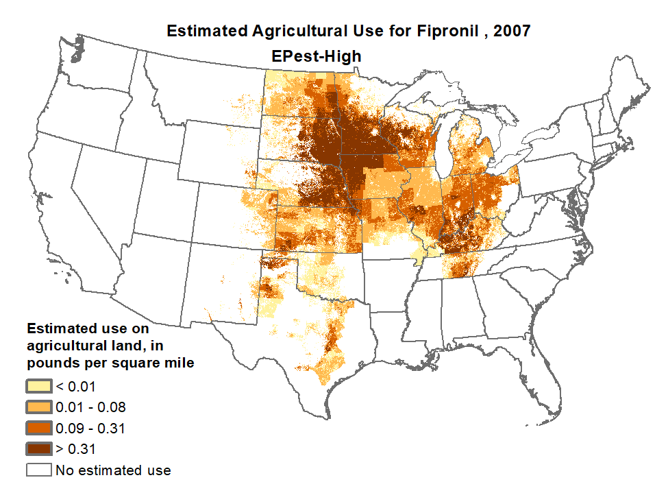 pesticide use map