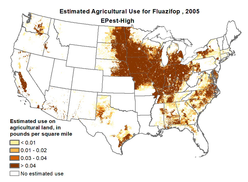 pesticide use map