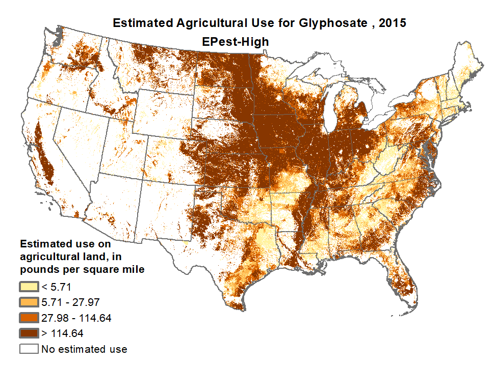 pesticide use map