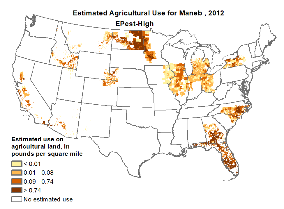 pesticide use map