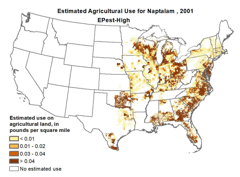 pesticide use map