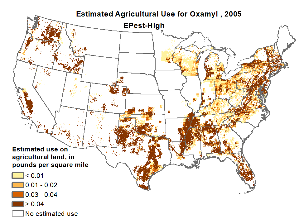 pesticide use map