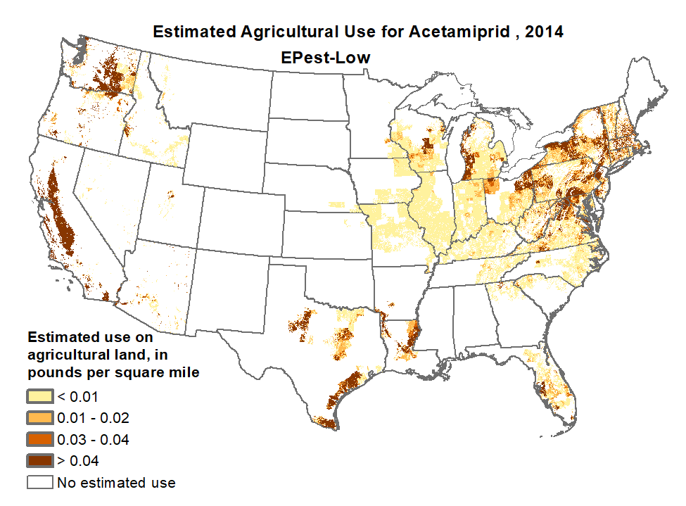 pesticide use map