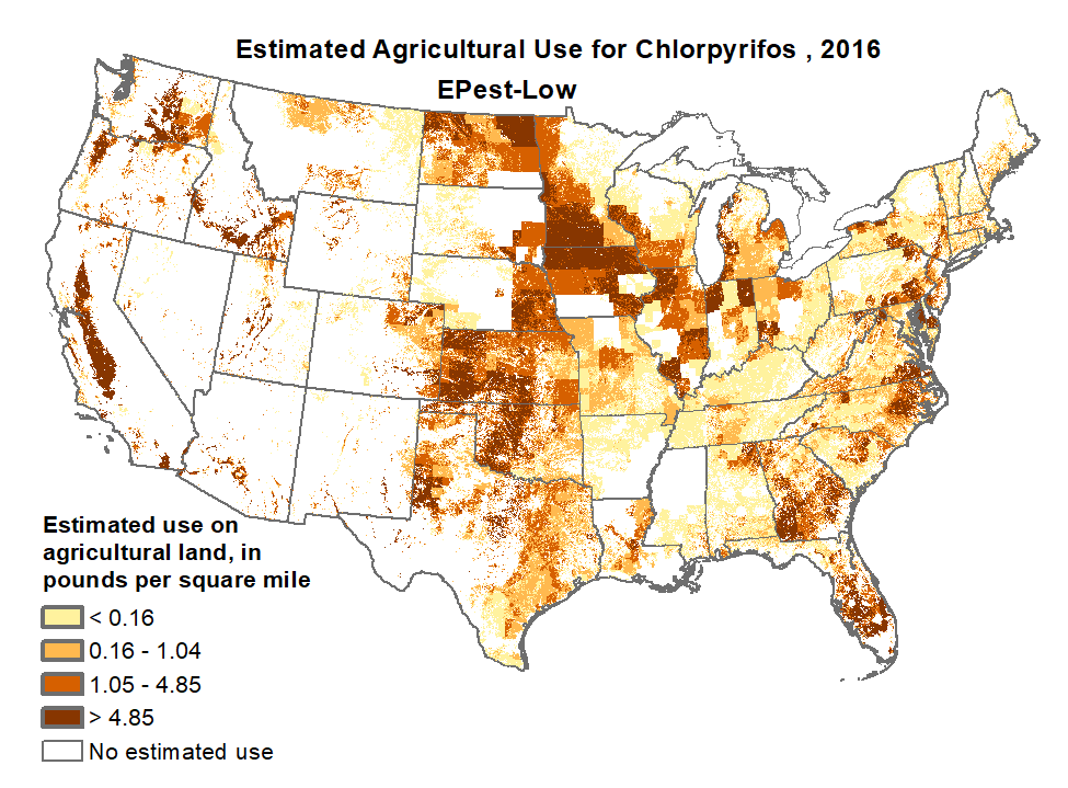 pesticide use map