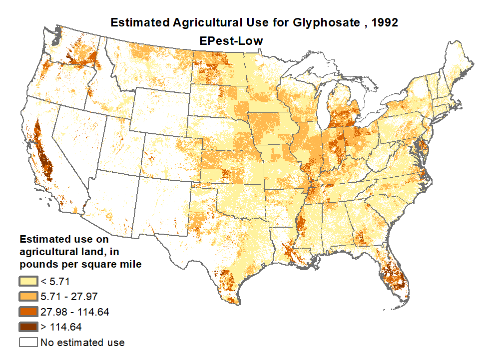 pesticide use map