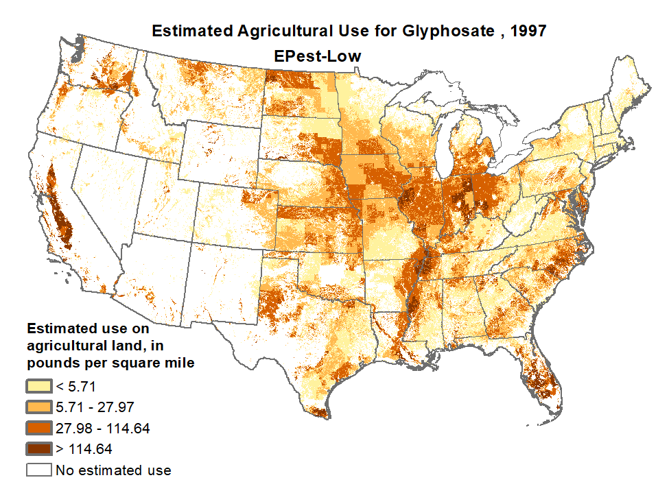 pesticide use map