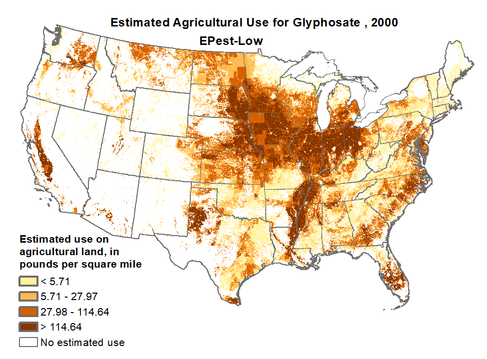 pesticide use map