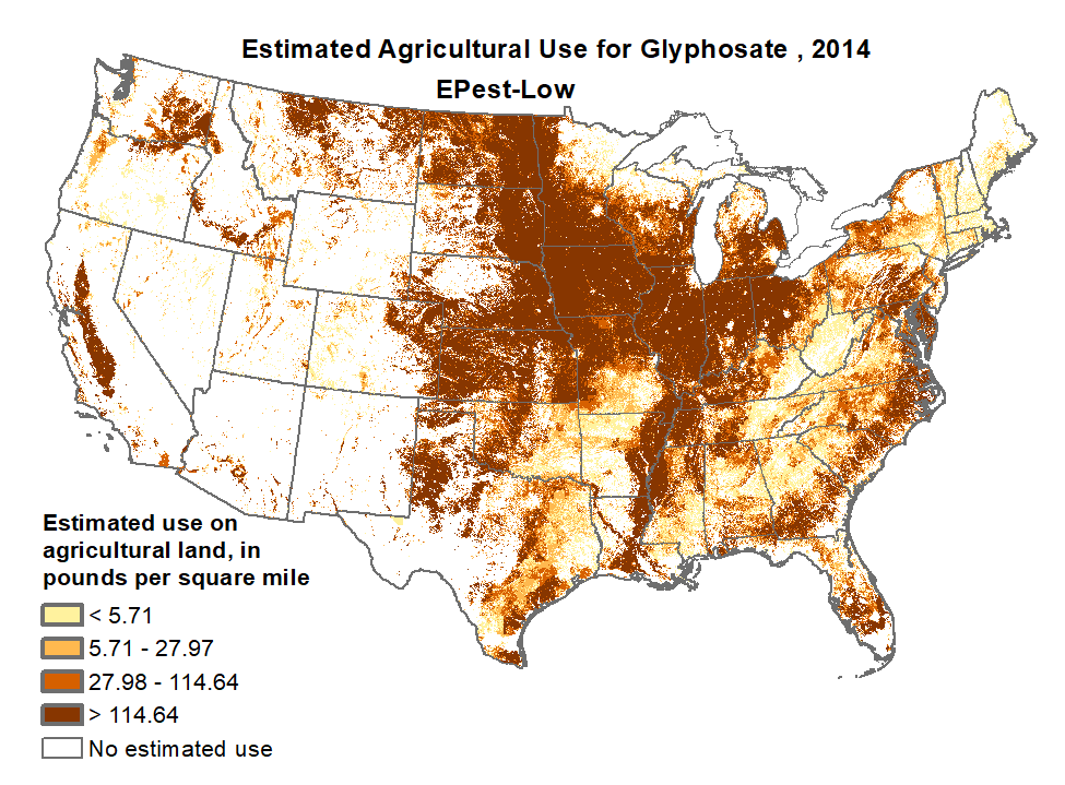 pesticide use map