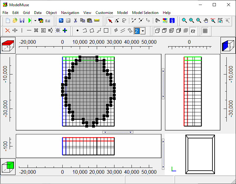 Completed grid