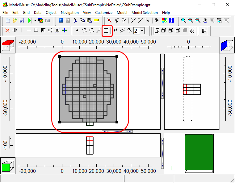 CSUB Example: Specifying CSUB cells