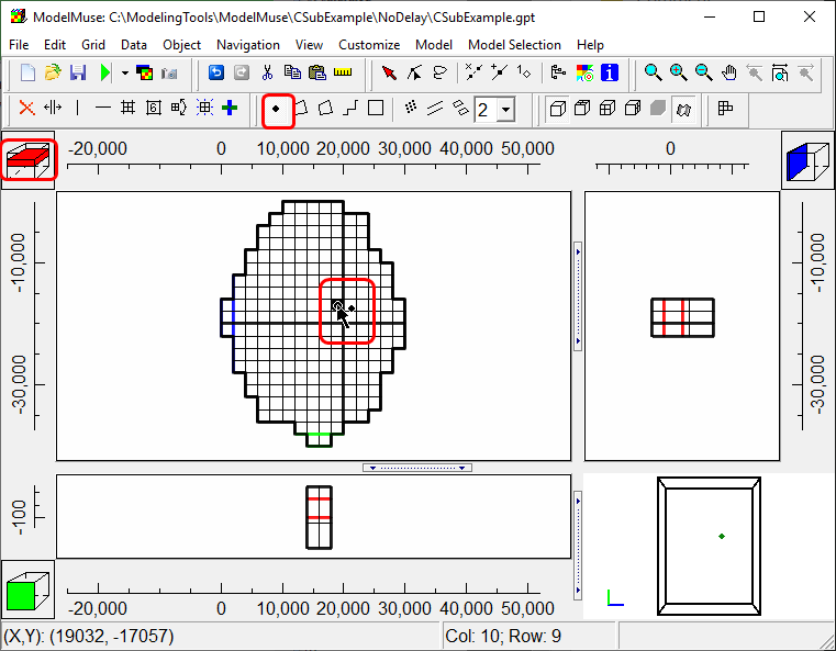 CSUB Example: Create a point object for well #1.