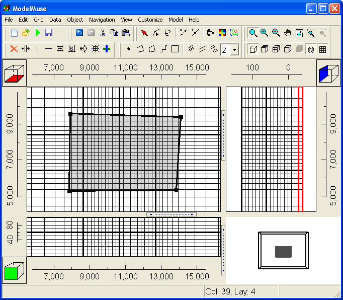 Grid generated with grid smoothing.