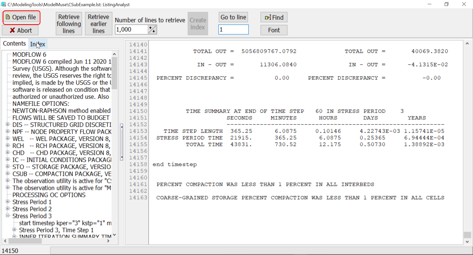 ListingAnalyst with CSUB example.