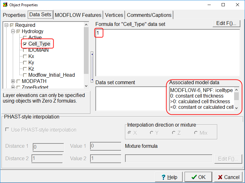 Specifying Convertible Cells