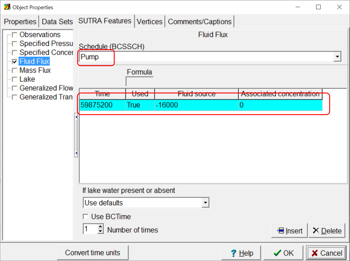 Define Fluid Source boundary