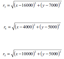 Definitions of r3, r4, and r5