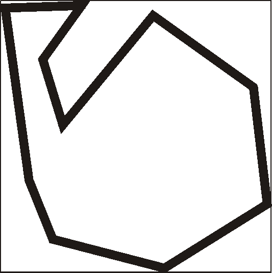 Box around polygon.