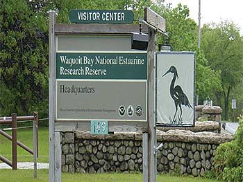  [Figure 1 - Photo: Waquoit Bay National Estuarine Research Reserve sign] 