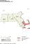 Figure 1. Flood-frequency region map for Massachusetts.