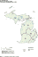 Figure 1. Flood-frequency region map for Michigan.