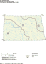 Figure 1. Flood-frequency region map for North Dakota.