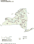 Figure 1. Flood-frequency region map for New York.