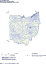 Figure 2. Mean annual precipitation in Ohio.