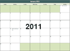 Calendar for 2011