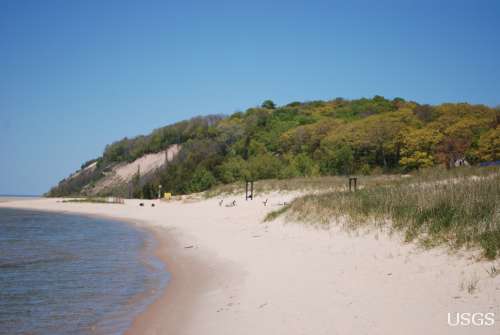 Beach in Michigan