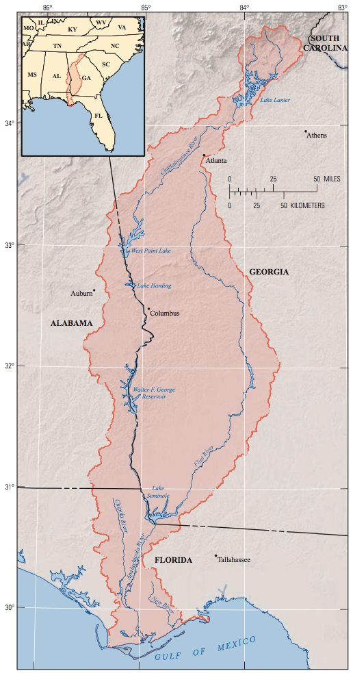 USGS NWC ApalachicolaChattahoocheeFlint River Basin Focus Area Study