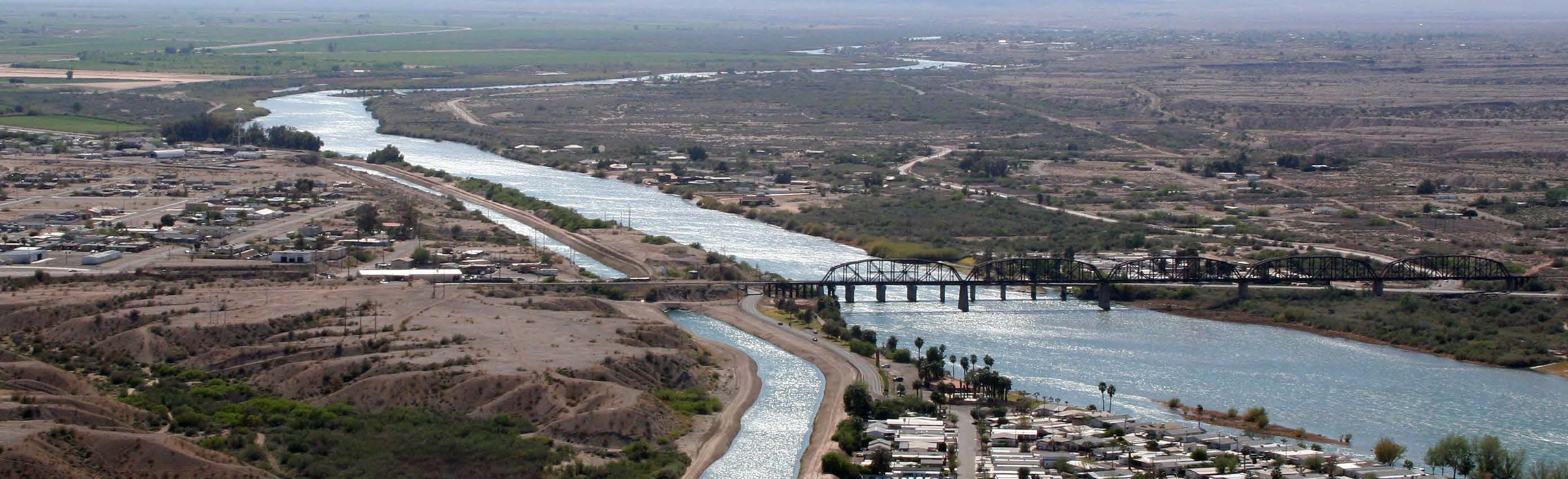 Colorado River Indian Tribes (CRIT) main canal. Photo by Jeremy Dodds, US Bureau of Reclamation.